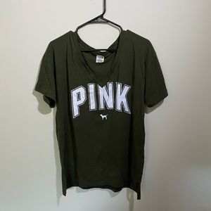 Olive PINK V-neck 💚